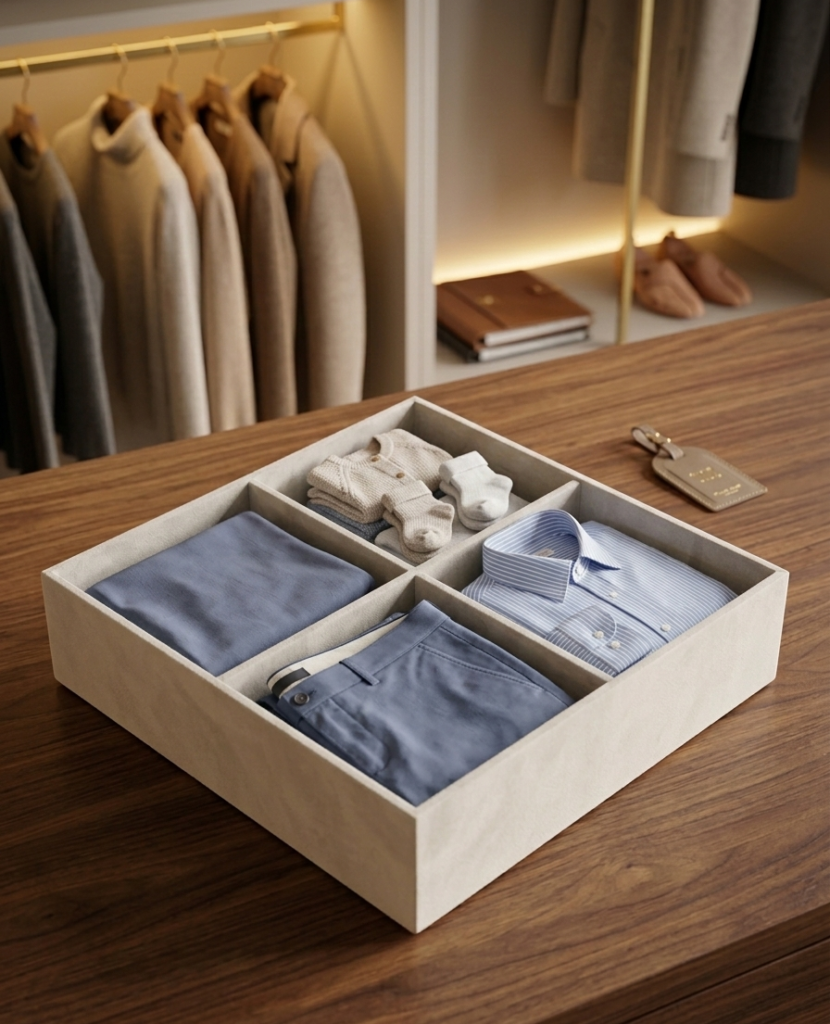 Large Storage Off White Box