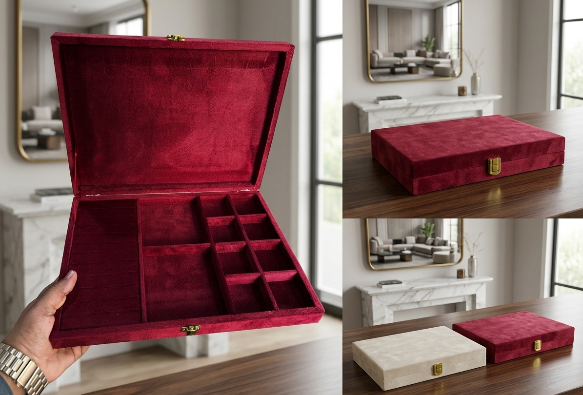 Velvet Jewellery Box