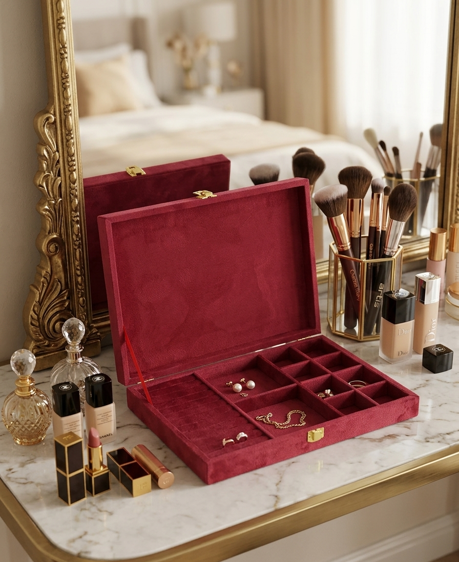 Velvet Jewellery Box