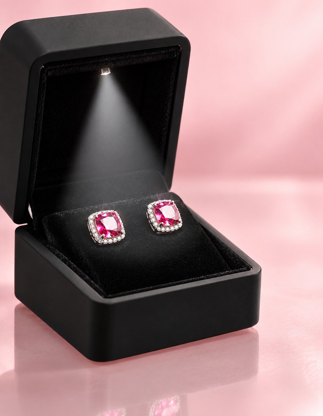 Luxury LED Ring & Earring Jewelry Gift Box